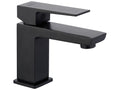 Bathroom Faucet, Square Black Single-Lever Basin Mixer Tap by Meublita