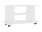 TV stand with Meublita White 80x40x40 cm Chipboard