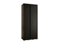 Meublita 1 Sliding Door Wardrobe 235.2/120/45 2 Doors Black/Black/Black