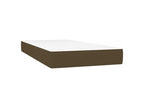 Meublita bed base with dark brown mattress 100x200