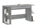 Meublita grey desk 140x50x75 cm engineered wood