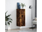 Smoked oak wall cabinet 34.5x34x90 cm