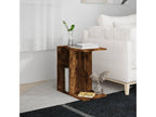 Smoked oak side table 50x30x50 cm Engineered wood