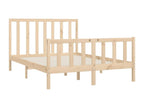 Solid wood bed frame 160x200 cm