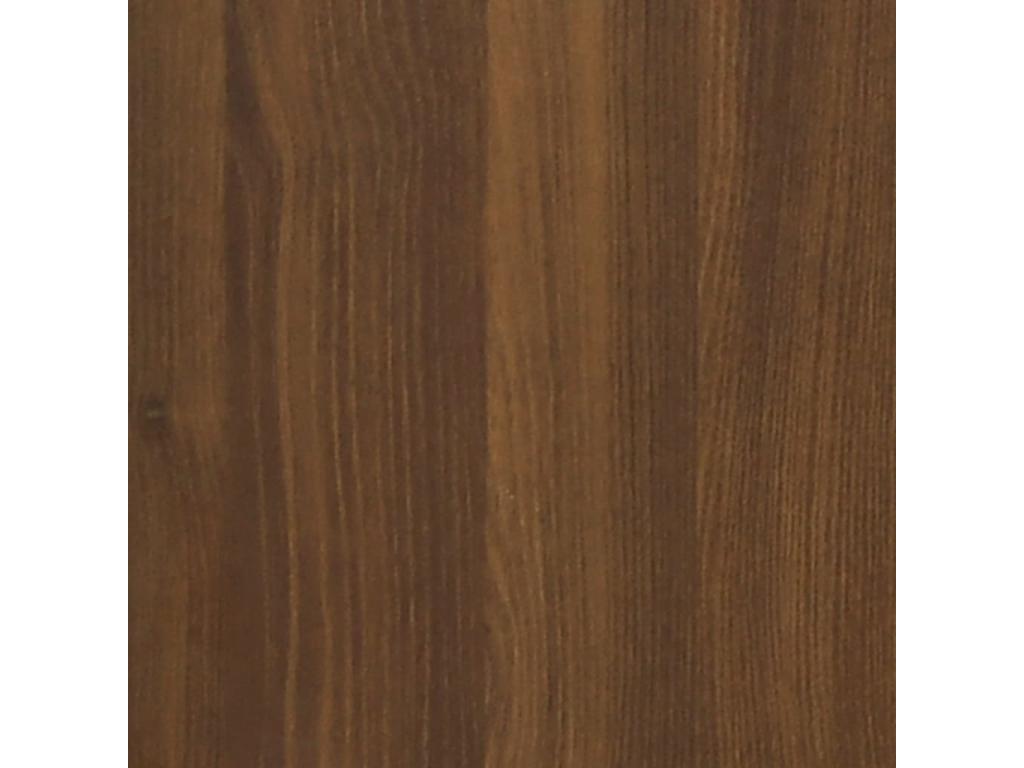 4-piece TV unit, brown oak, 30.5x30x90 cm, engineered wood