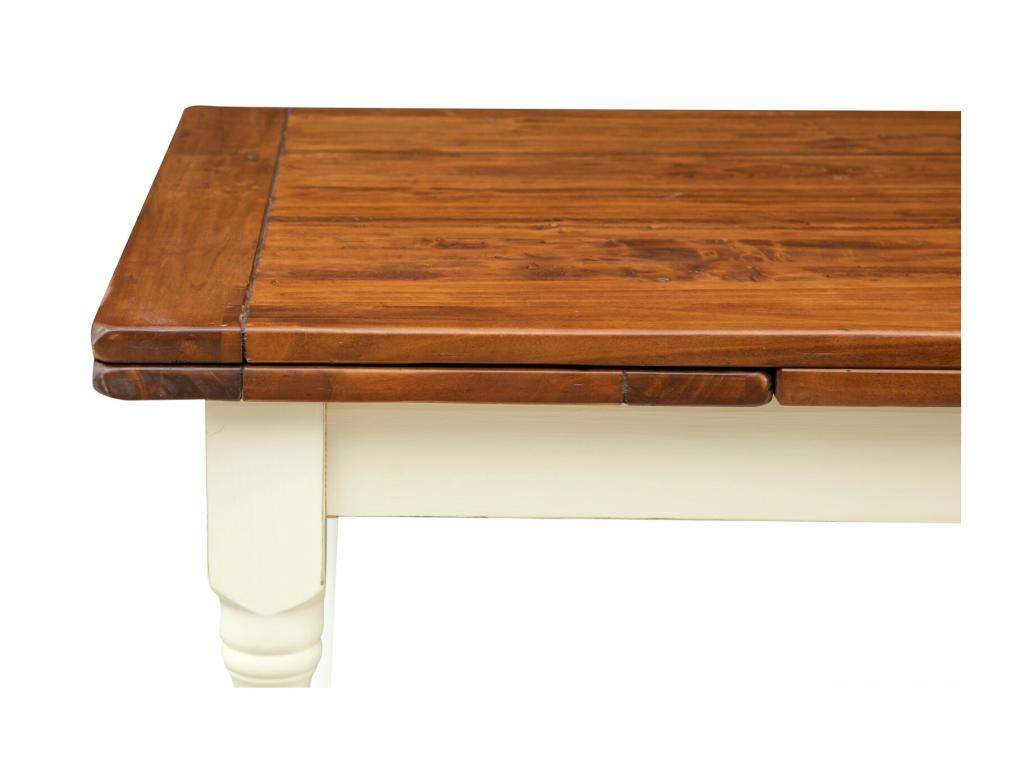 Country style extendable table
