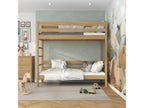 Oak bunk bed N03 Natural Oak 80x180