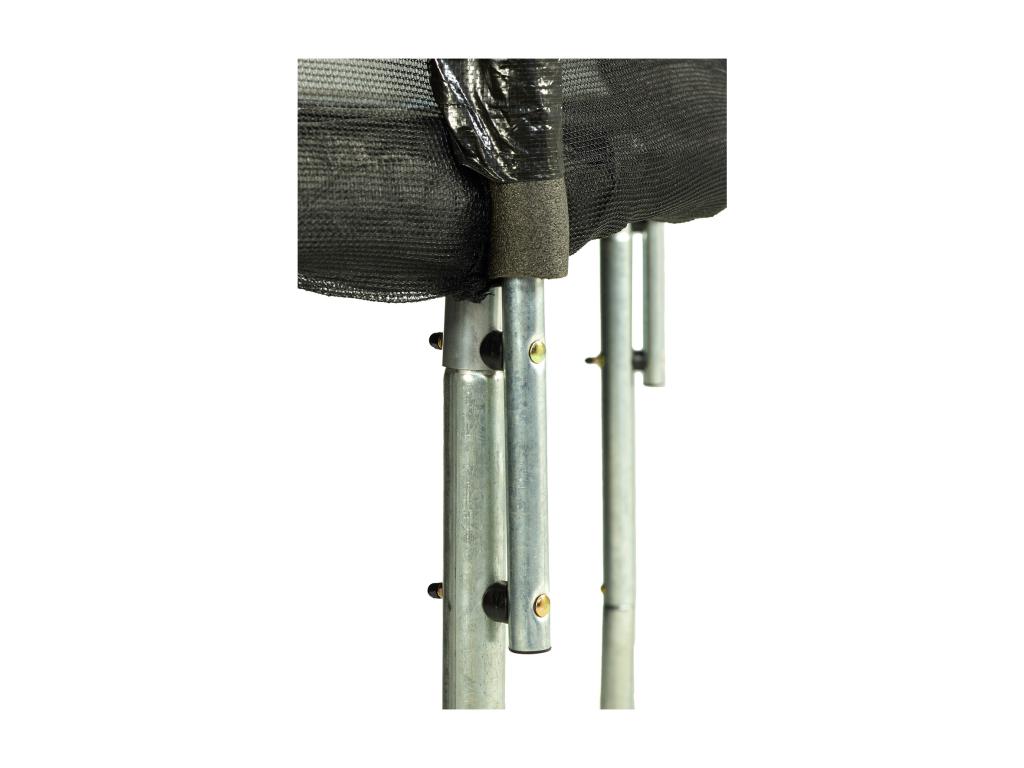 Round blue trampoline 430cm with safety net