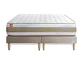 LE DÉLICAT 200x200cm Pocket Springs Memory Foam 5 Comfort Zones - 26cm Thick Double Bed Bases Beige