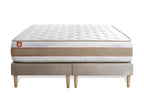 LE DÉLICAT 200x200cm Pocket Springs Memory Foam 5 Comfort Zones - 26cm Thick Double Bed Bases Beige