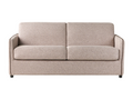 Meublita Sofa Bed, Light Brown Fabric, 2-Seater