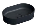 Meublita M countertop washbasin, Black, 55x36 cm