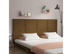 Wall-mounted headboard, honey brown, 206x3x91.5 cm, solid pine wood