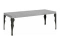 Paxon Premium extendable table 90x180/284 cm, Concrete Grey, Anthracite frame