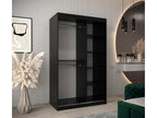 Meublita T2 Sliding Door Wardrobe 200/120/62 2 Doors Black/Black