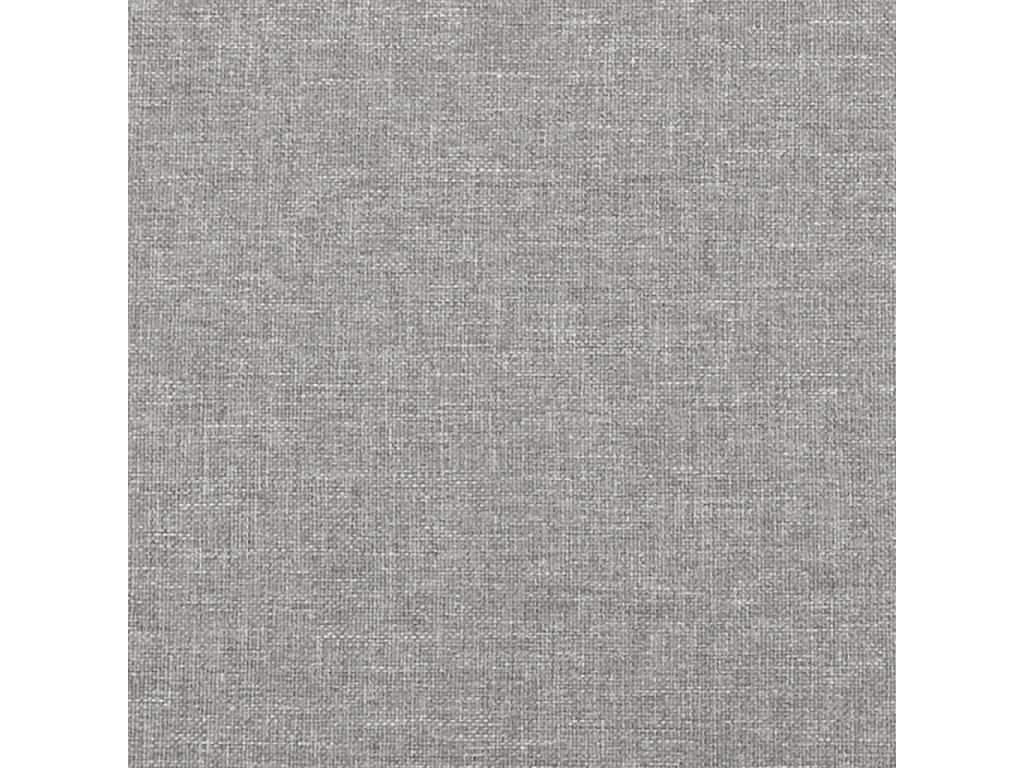 Light Grey Headboard 90x5x78/88 cm Fabric