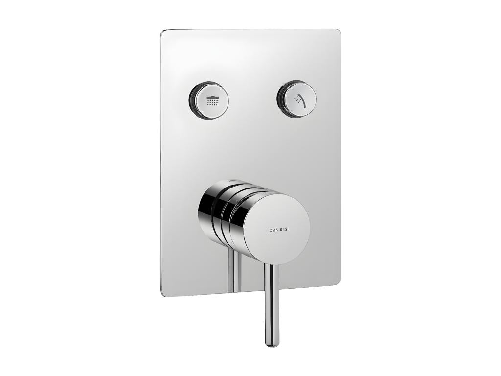 Meublita Y-shaped built-in shower column