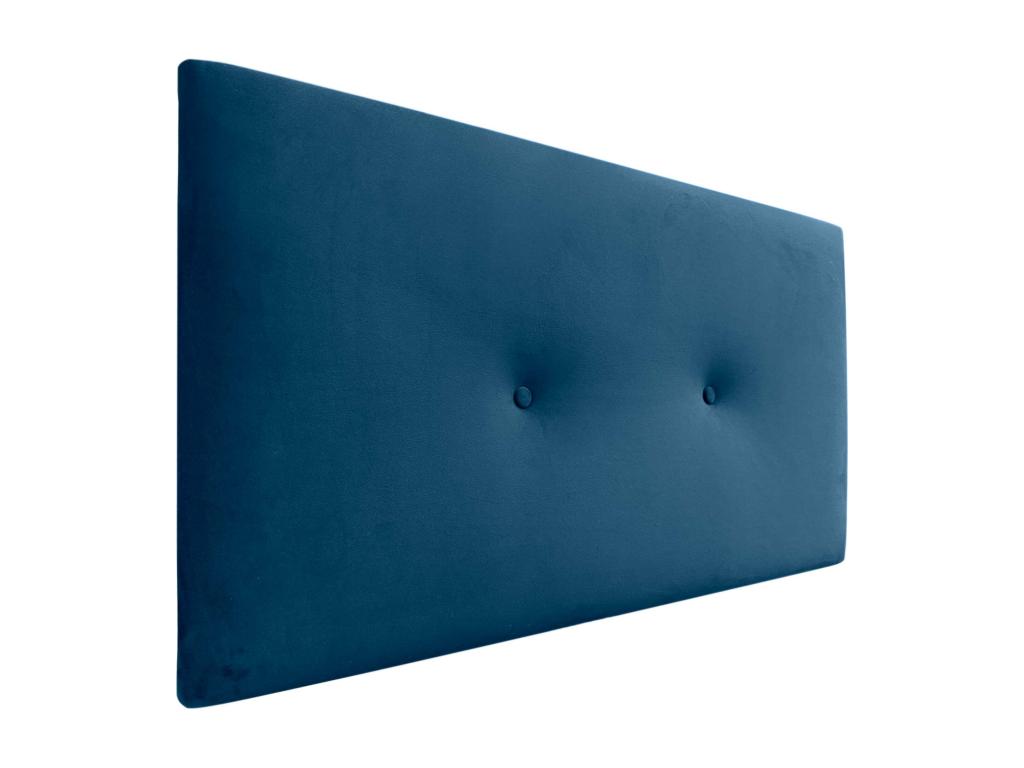 Meublita Smooth Velvet Headboard with Buttons 80x60 Beds 80/90 - Blue