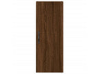 Brown oak wall cabinet 34.5x34x90 cm engineered wood