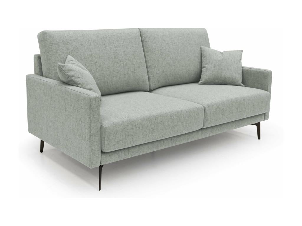 Meublita Modern Sofa in Soft Waterproof Fabric T03 160 cm Light Grey
