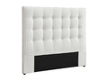 Upholstered headboard 140 cm - Bouclé fabric - White - Meublita