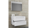 Vertchez 3-piece bathroom vanity unit with sink and drawer SC 60 - white
